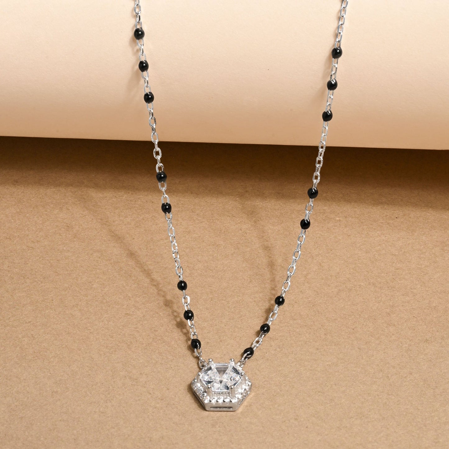 Celeste Hex Halo Mangalsutra