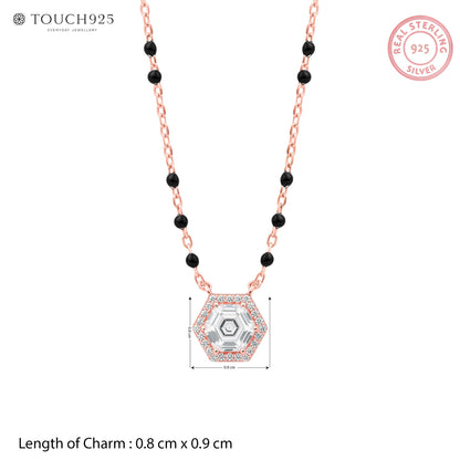 Celeste Hex Halo Mangalsutra