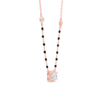 Minimal Square Halo Mangalsutra