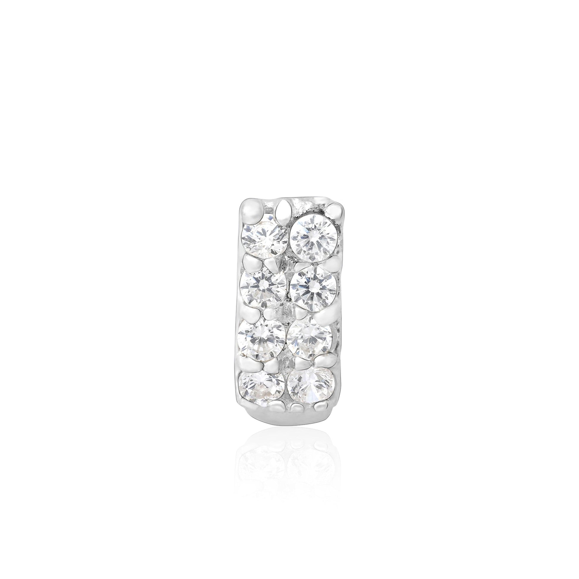 Radiant Silver Nose Pin