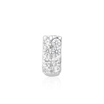 Radiant Silver Nose Pin