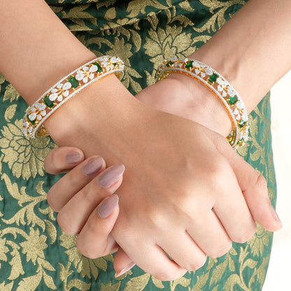 Makshin Diamond Design Bangles