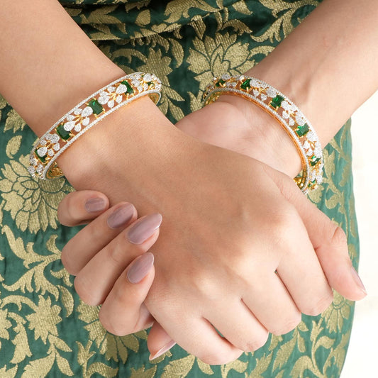 Makshin Diamond Design Bangles