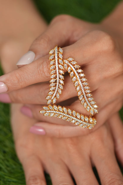 Kay Enveloping 3 Way Diamond Cuff Ring | Statement