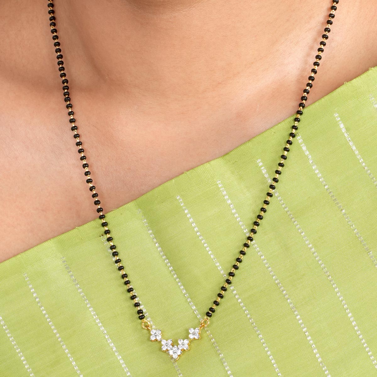 Fantacy Mangalsutra Chain With Earrings
