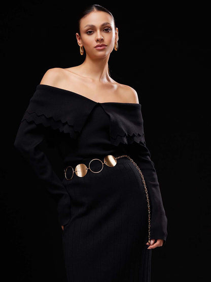 Glamorous Metal Chain Belt