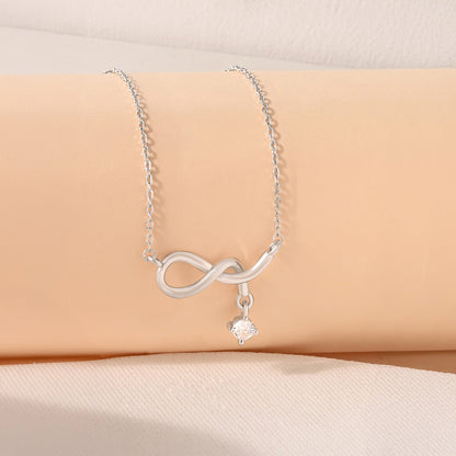 Minimal Infinity Drop Necklace