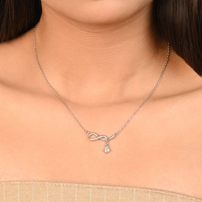 Minimal Infinity Drop Necklace