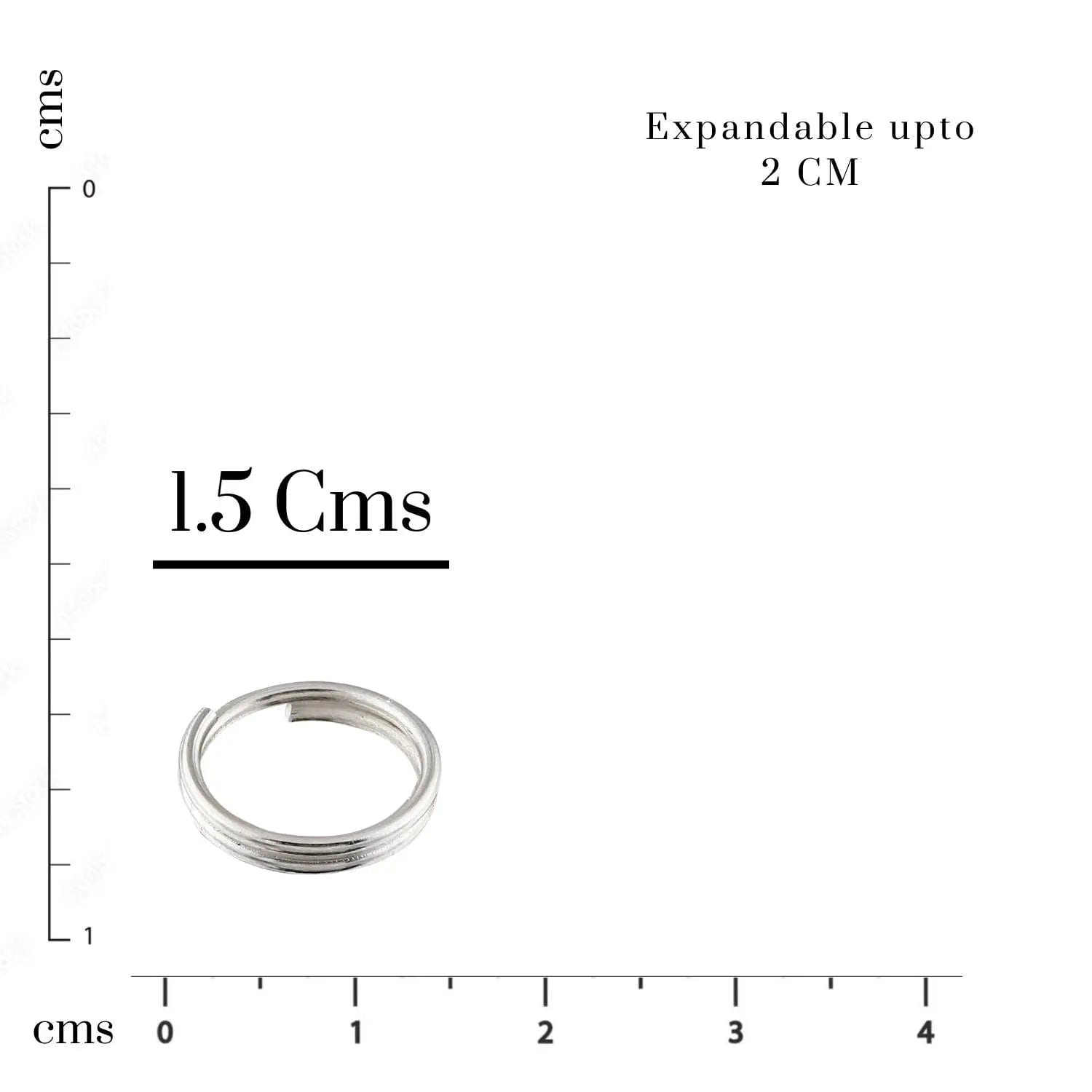 Dual Spiral 92.5 Sterling Silver Toe Ring (Pair)