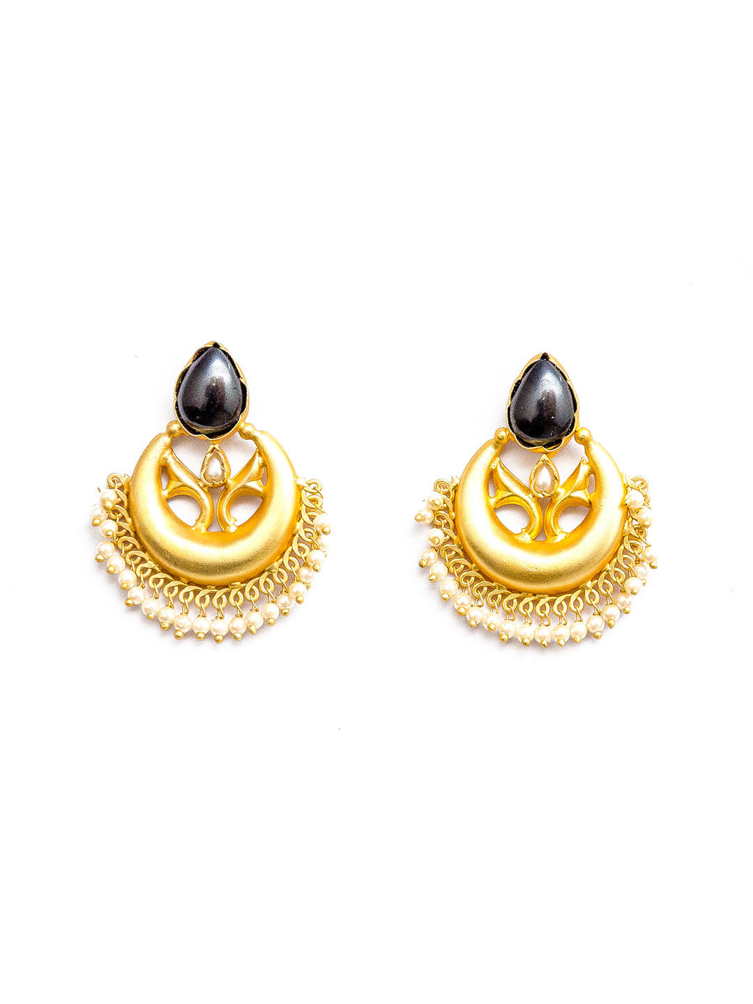 Gold Plated Teardrop Earrings
