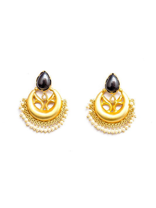Gold Plated Teardrop Earrings