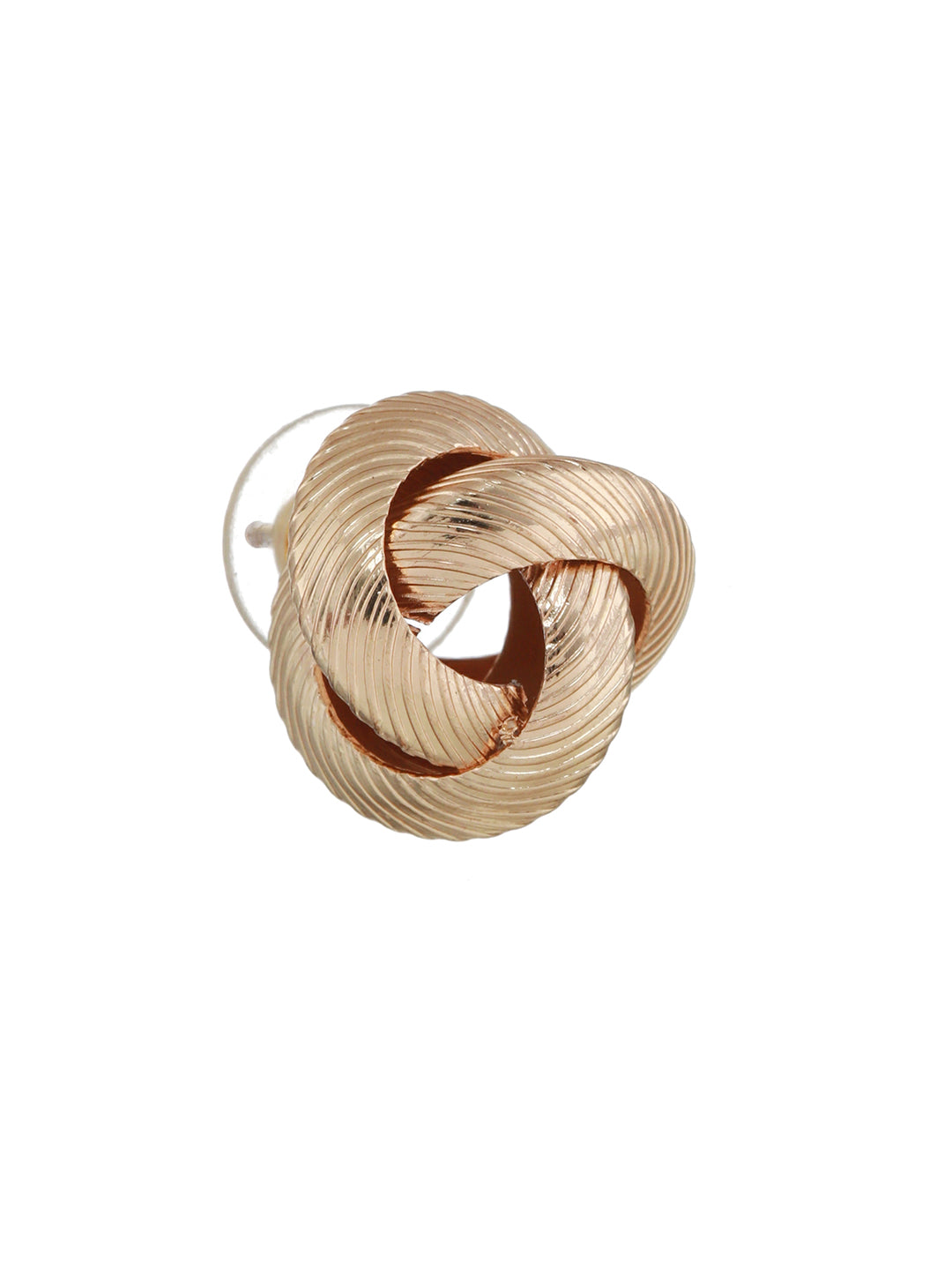 Tangled Love Rose Gold-Plated Stud Earrings