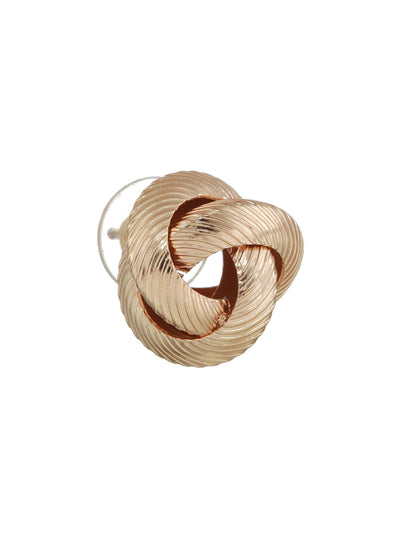 Tangled Love Rose Gold-Plated Stud Earrings