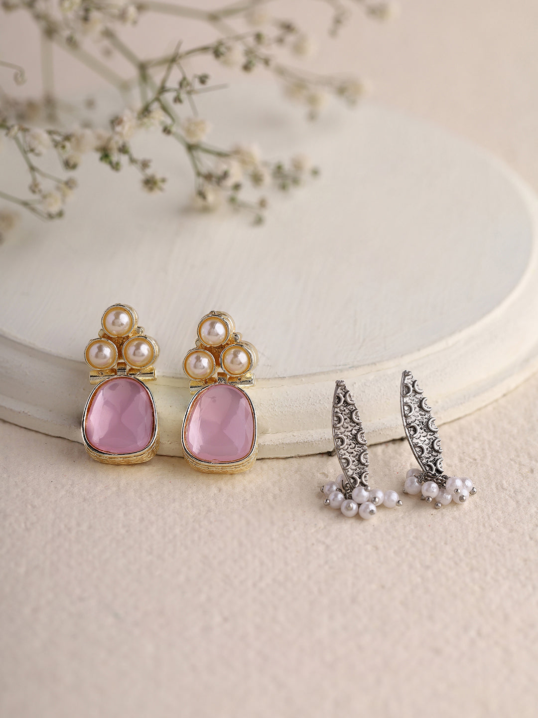 Priyaasi Drop Combo Earrings