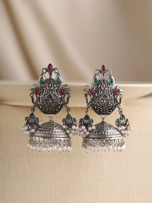 Priyaasi Oxidized Jhumkas