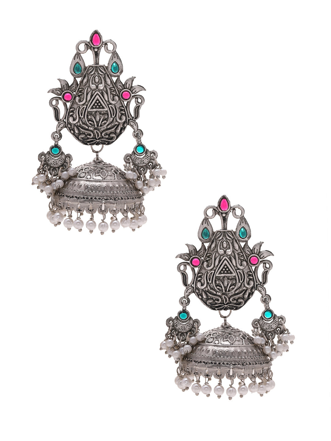Priyaasi Oxidized Jhumkas