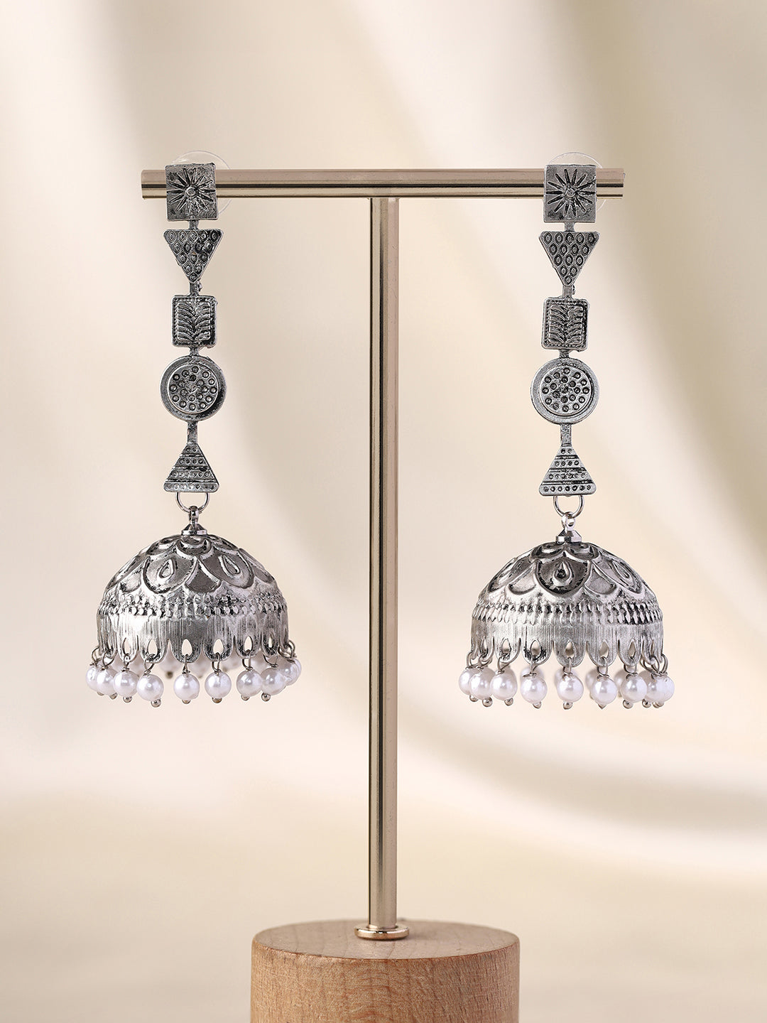 Priyaasi Rustic Elegance shapes Jhumkas