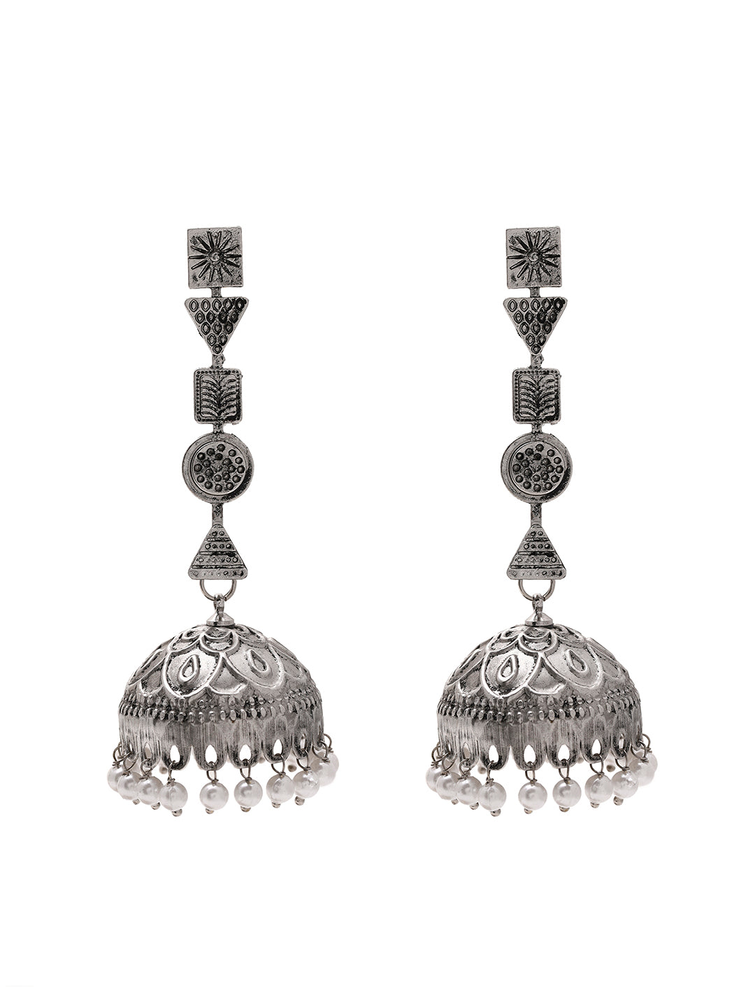 Priyaasi Rustic Elegance shapes Jhumkas