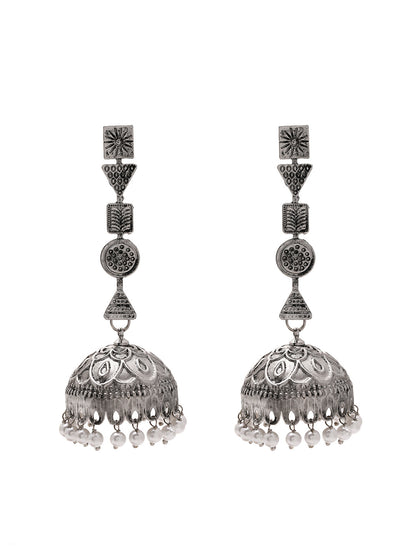 Priyaasi Rustic Elegance shapes Jhumkas
