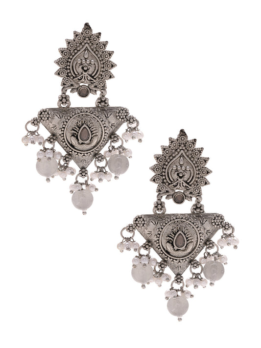 Priyaasi Tribal Beaded Bliss in Drop Earrings