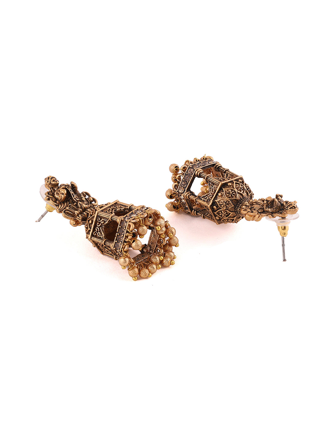 Priyaasi Temple Elegance Jhumkas