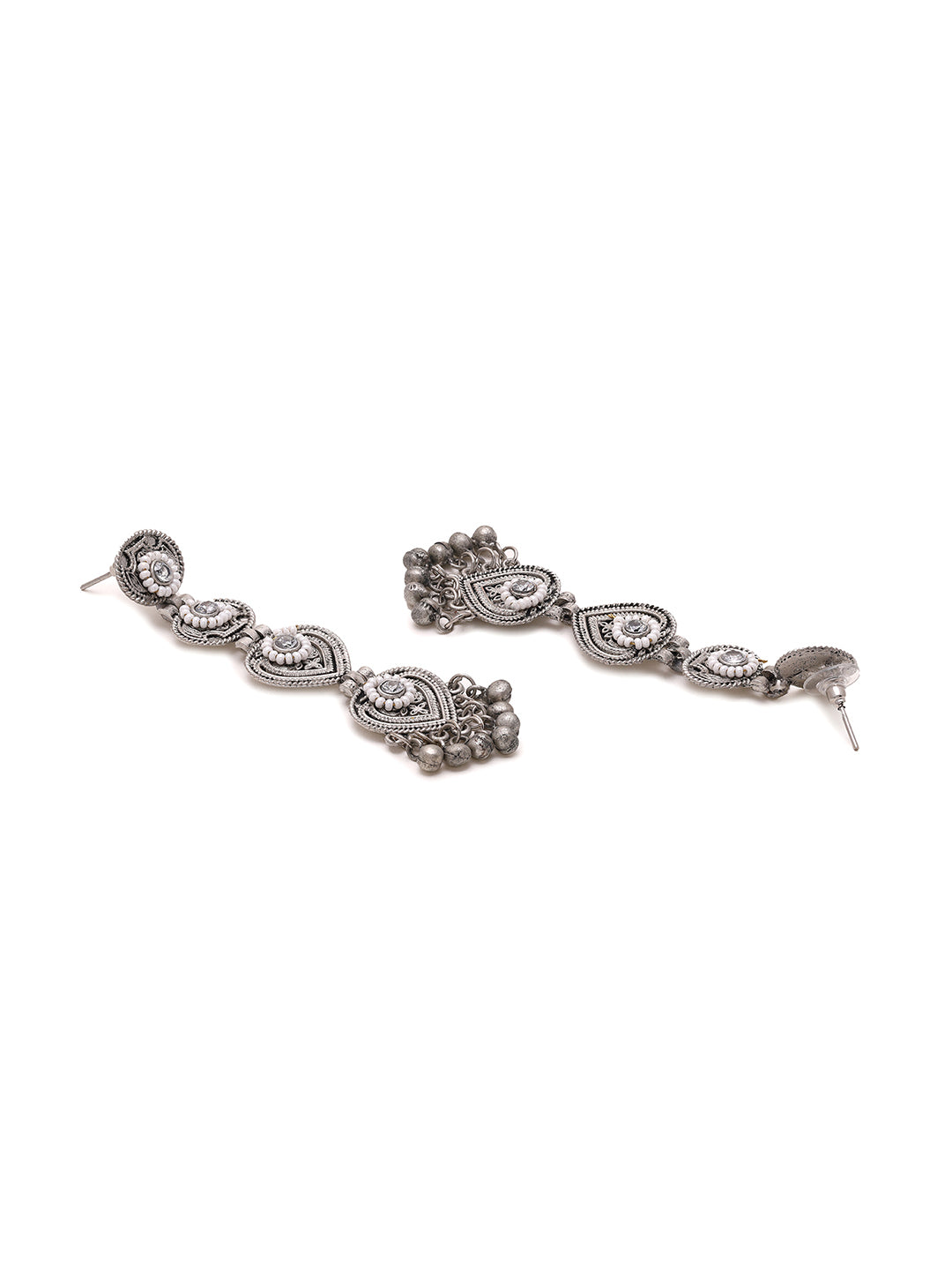 Priyaasi Tribal Drop Long Earrings
