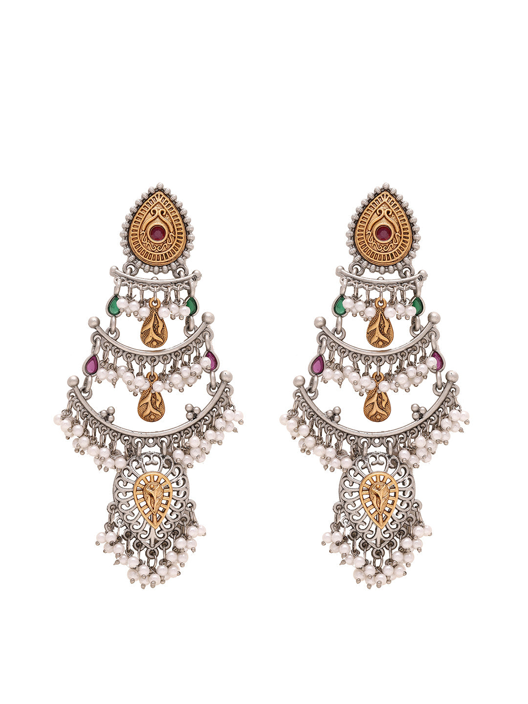 Priyaasi A Long-Styled Symphony of Oxidized Chandbalis