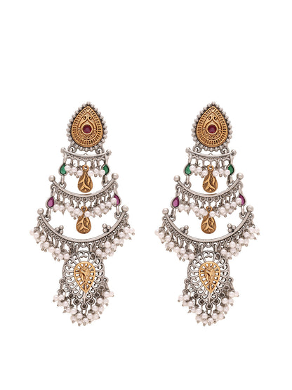 Priyaasi A Long-Styled Symphony of Oxidized Chandbalis