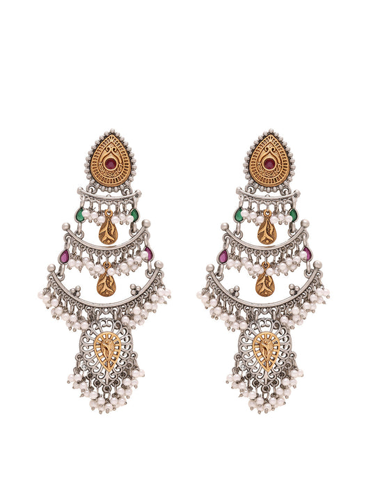 Priyaasi A Long-Styled Symphony of Oxidized Chandbalis