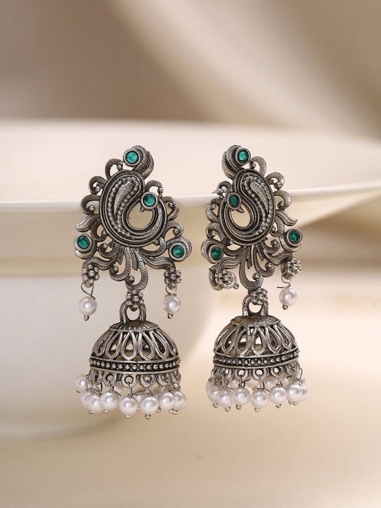 Priyaasi Tribal Peacock Jhumkas