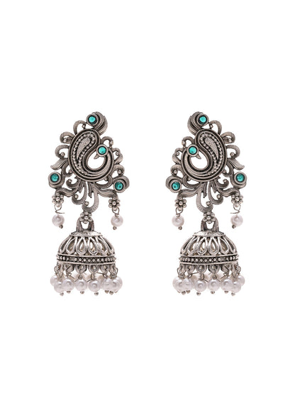 Priyaasi Tribal Peacock Jhumkas