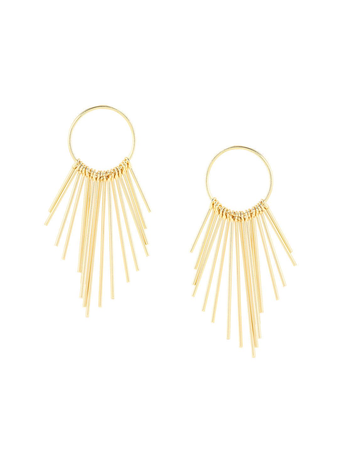 Priyaasi Statement Metal Tassels Earrings