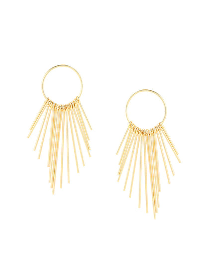 Priyaasi Statement Metal Tassels Earrings
