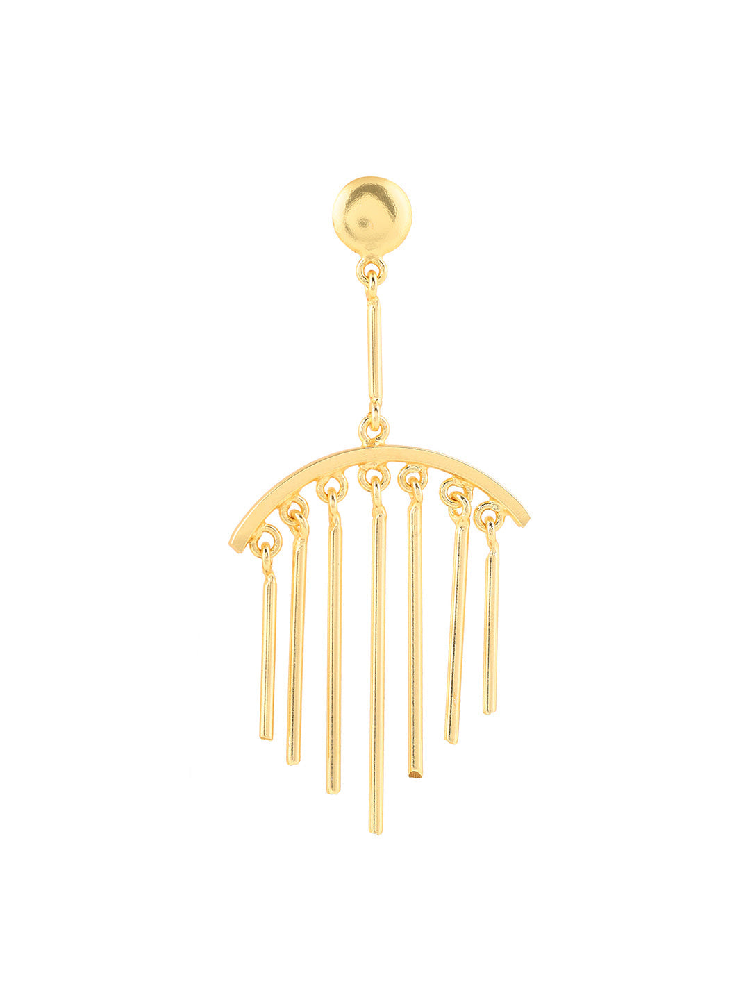 Priyaasi Gold Plated Drop Shape Danglers Earrings
