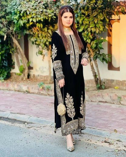 Georgette Heavy Sequence Work Pakistani Kurti Pant Set ( Stitched) - Premium  from Ethenika.com - Just INR 3490! Shop now at Ethenika.com 