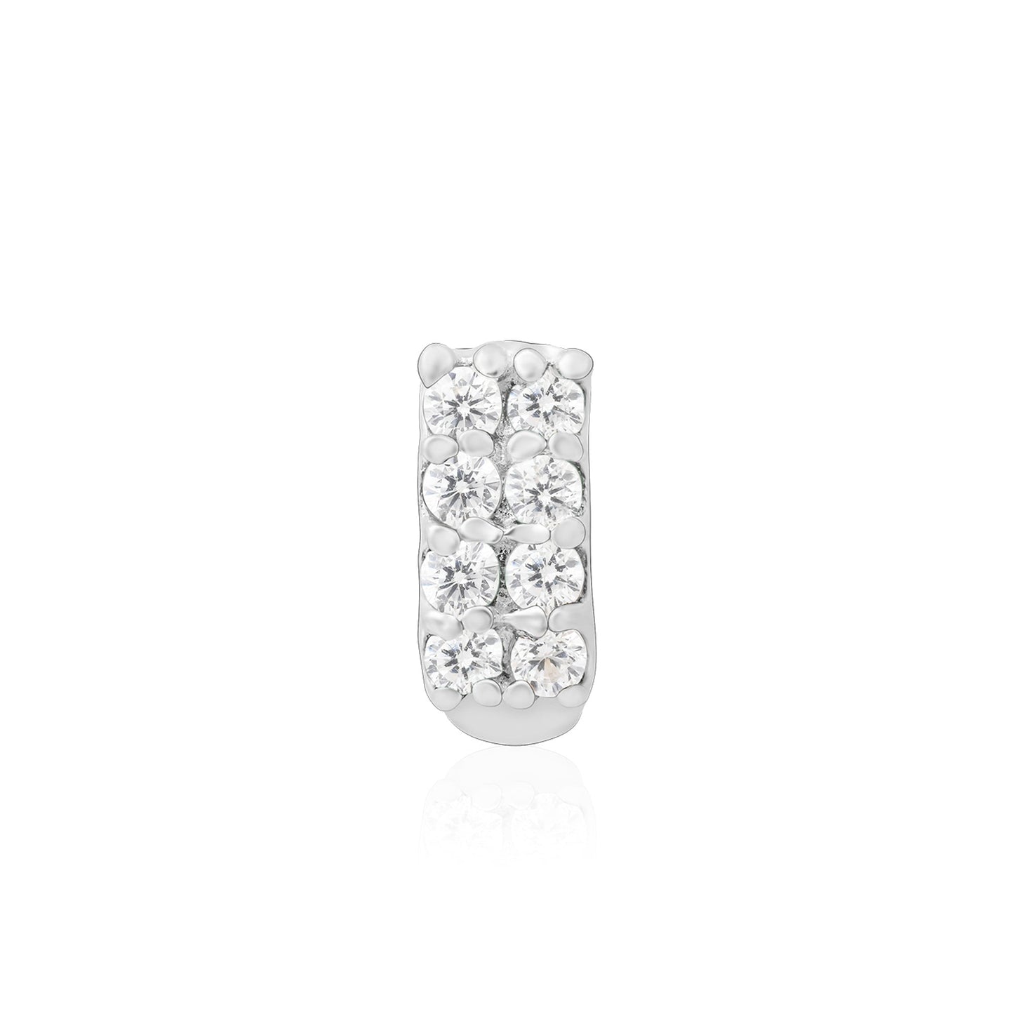 Radiant Silver Nose Pin