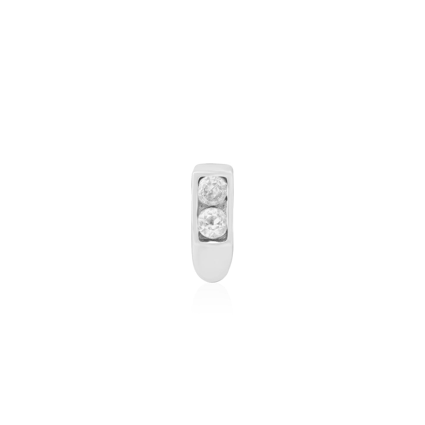 Minimal Bar Silver Nose Pin