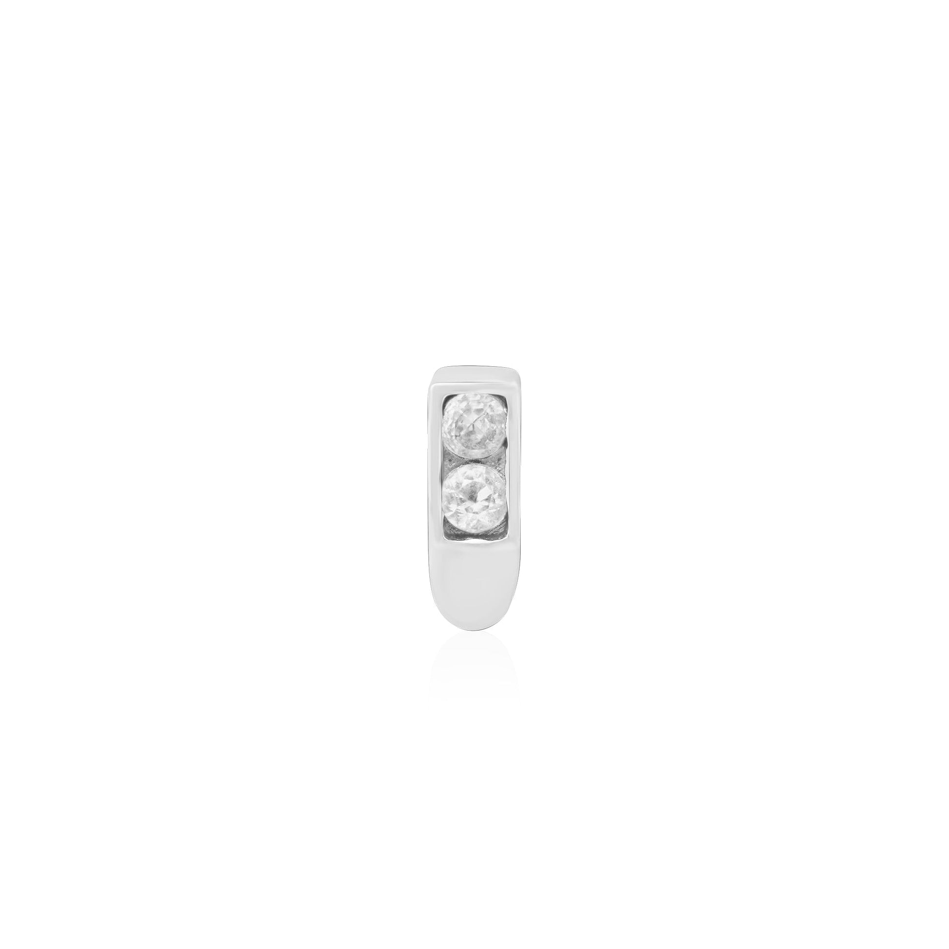 Minimal Bar Silver Nose Pin