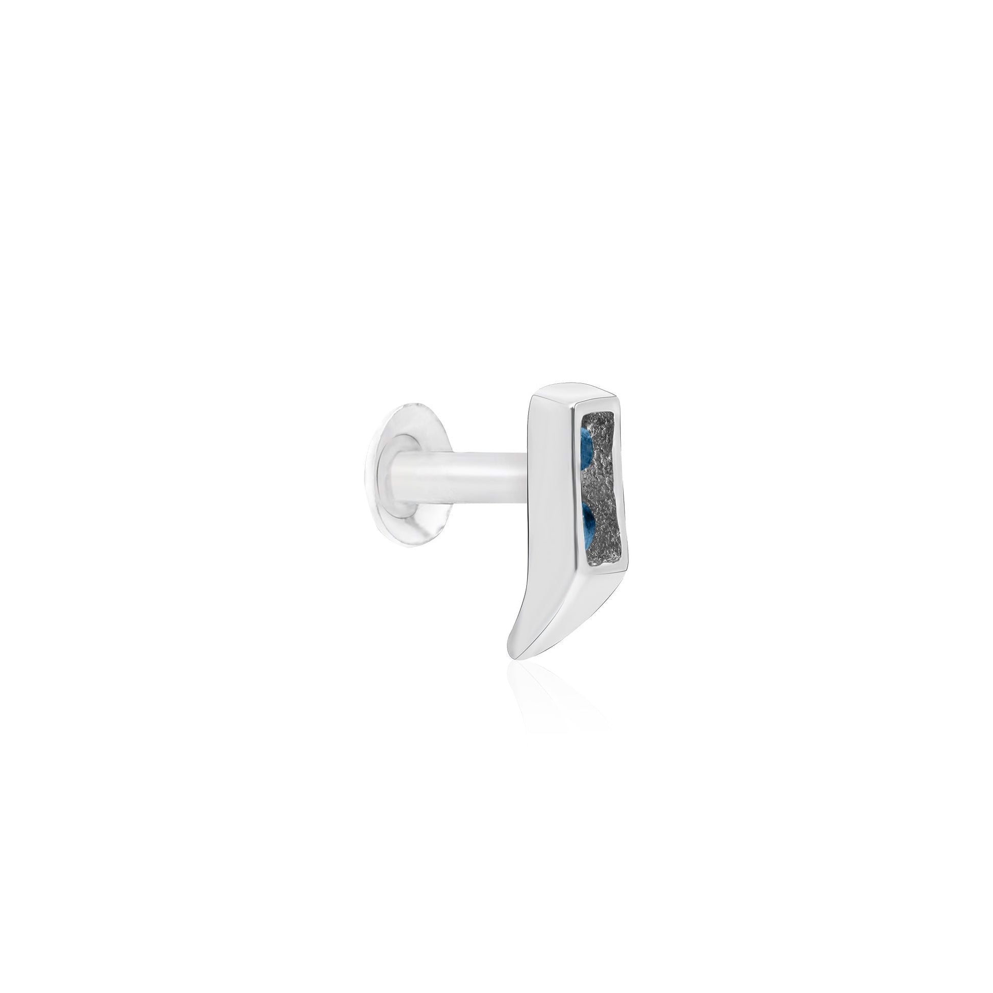 Minimal Bar Silver Nose Pin