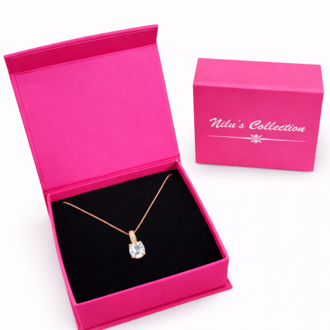Classy Shine Necklace Duo Set
