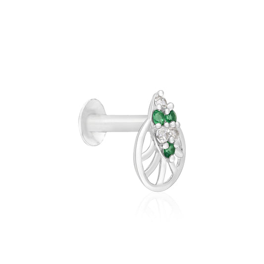 Classic Cluster Silver Nose Pin