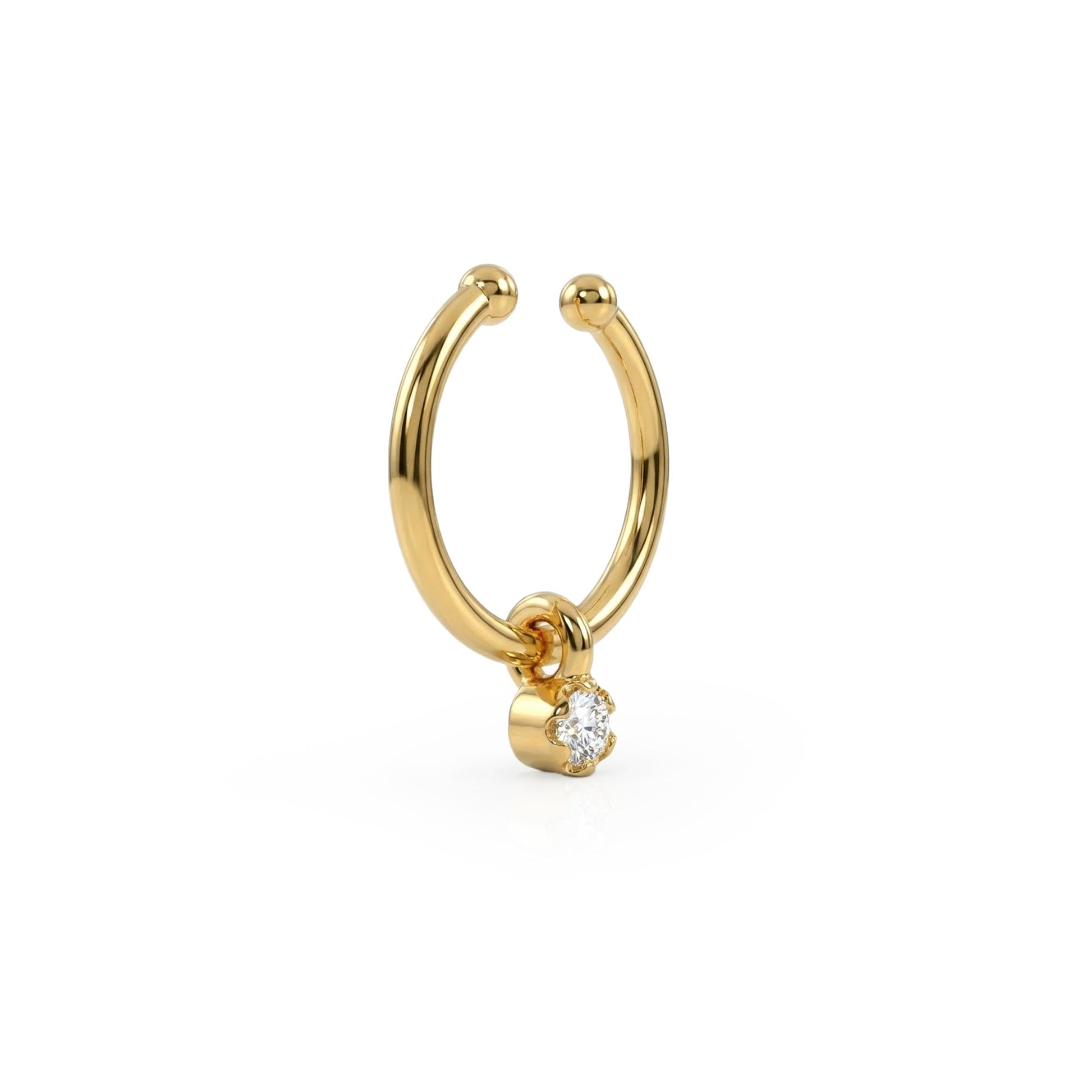 Minimal Drop Septum Nose Ring