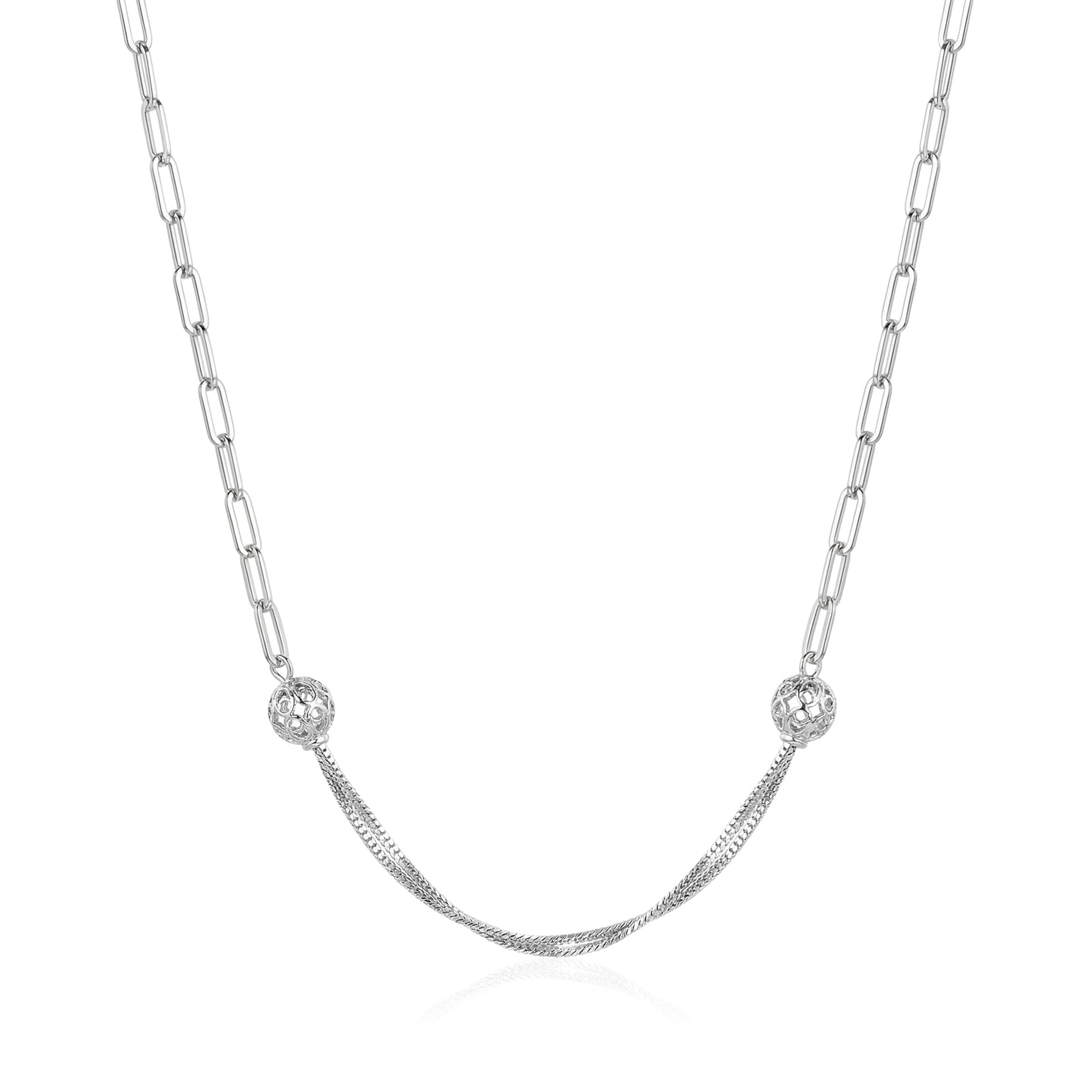 Multi-Strand Filigree Necklace
