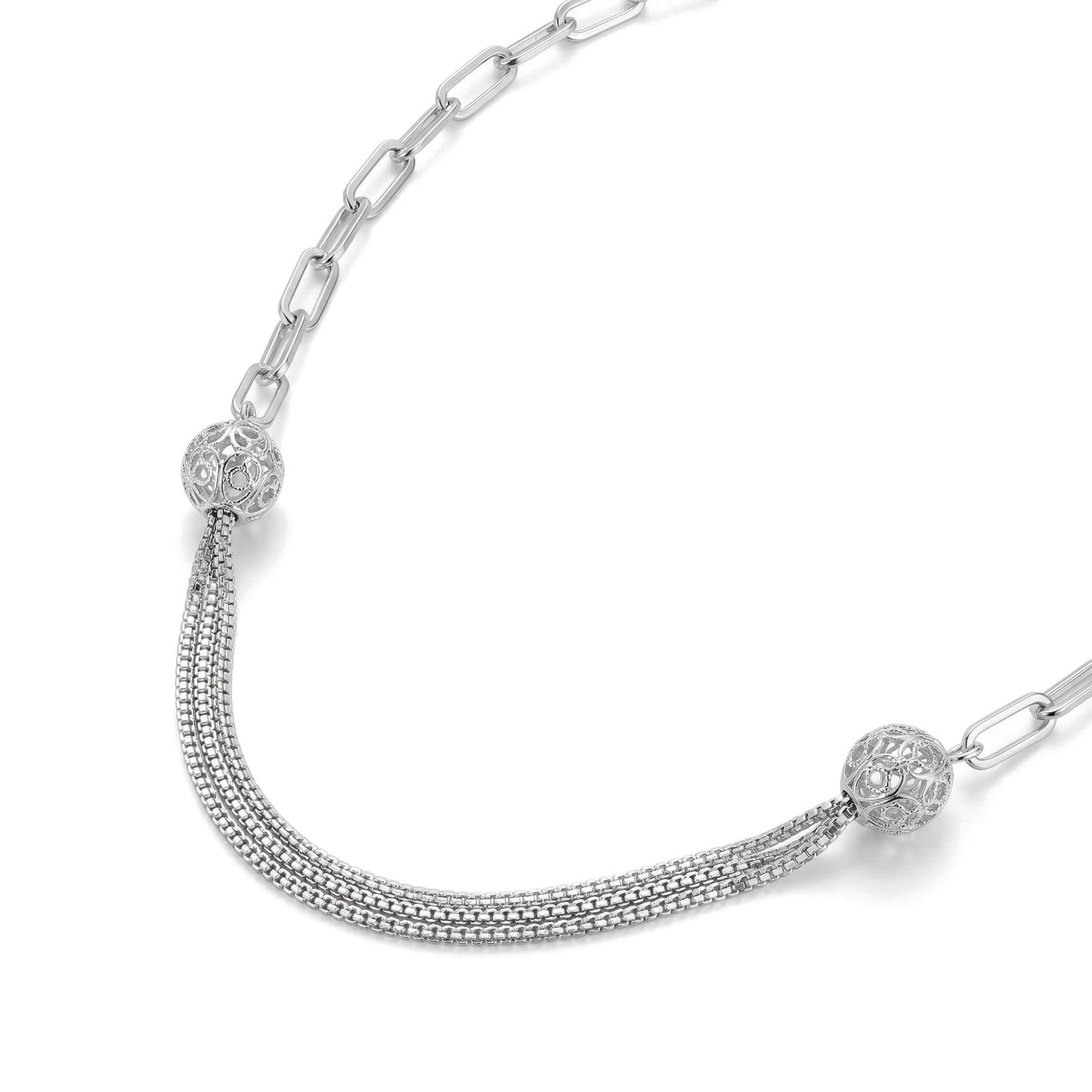 Multi-Strand Filigree Necklace