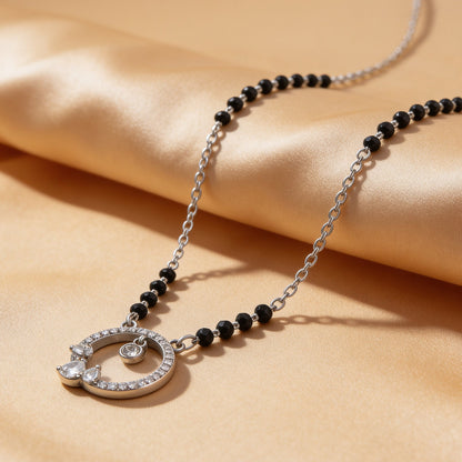 Celestial Circle Droplet Mangalsutra
