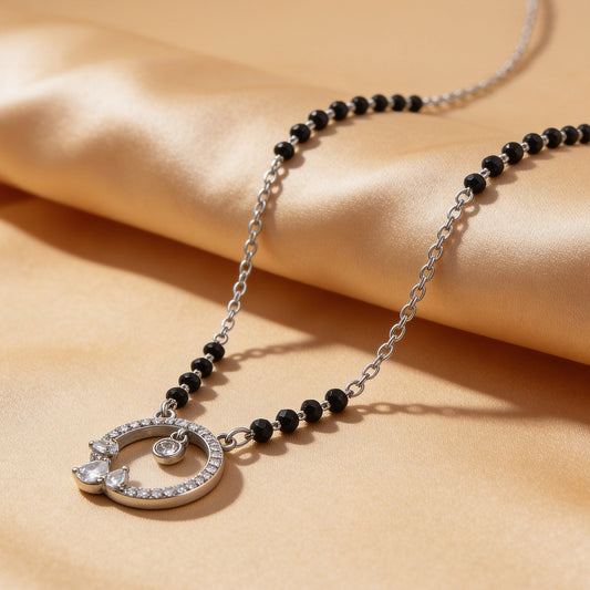 Celestial Circle Droplet Mangalsutra