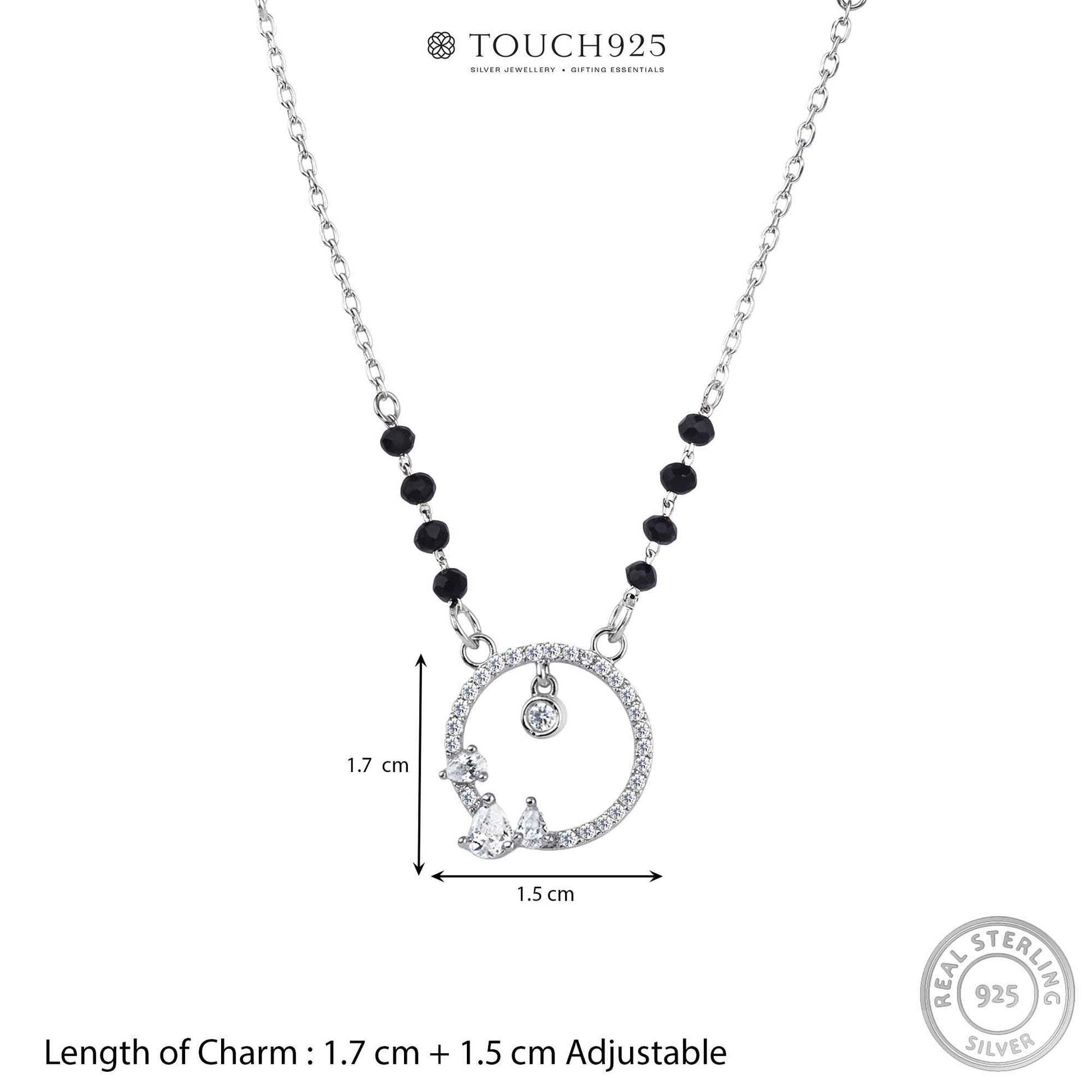 Celestial Circle Droplet Mangalsutra