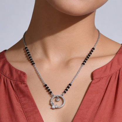 Celestial Circle Droplet Mangalsutra