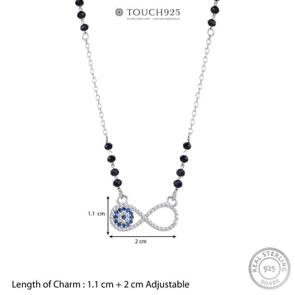 Infinity Evil Eye Zircon Mangalsutra