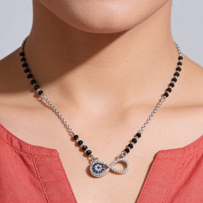 Infinity Evil Eye Zircon Mangalsutra